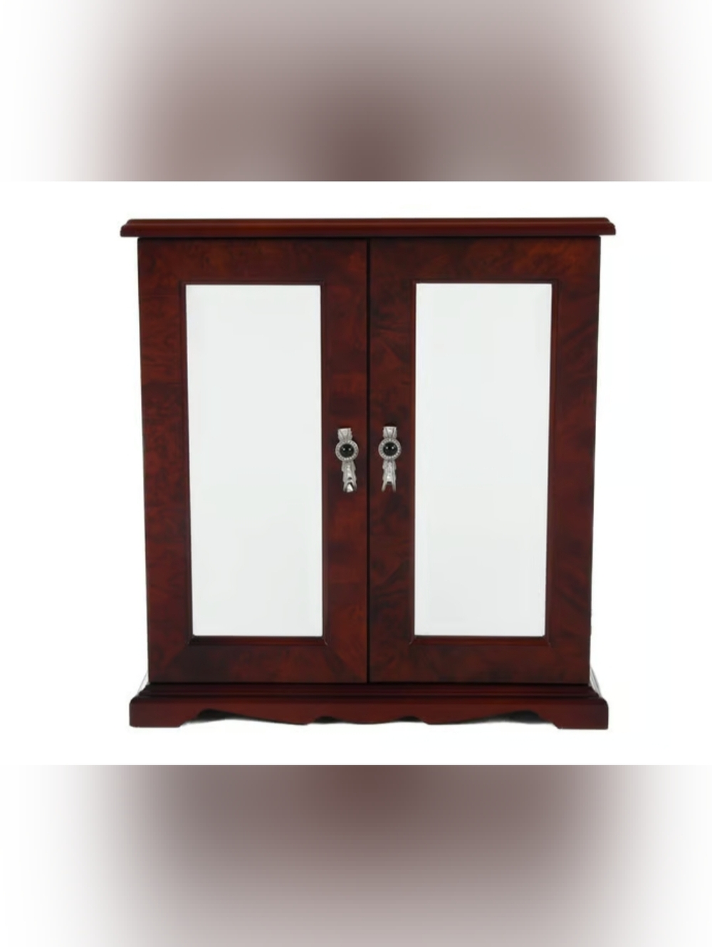 Bombay Mohogany Wood Jewelry Box